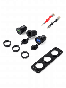 TDS TS-CAU48 Зеленый Разветвитель авто (Врезной)